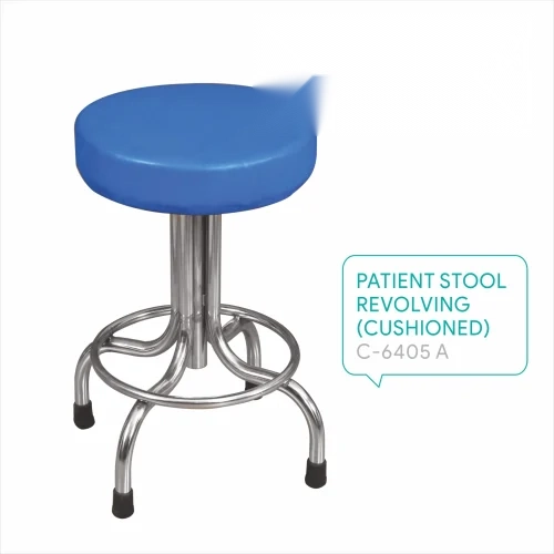 C 6405 A Coshioned Revolving Patient Stool