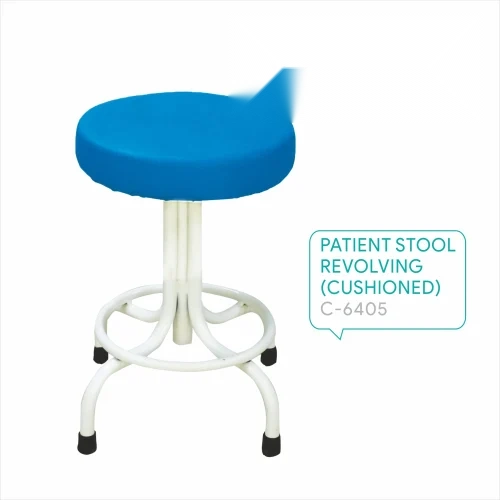 C 6405 Coshioned Revolving Patient Stool