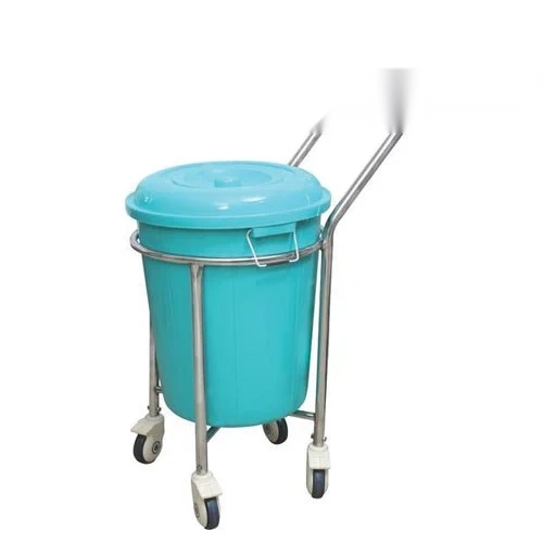 Plastic Bucket Soiled Linen Trolley