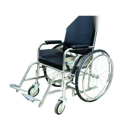 Stainless Steel Non Folding Wheelchair