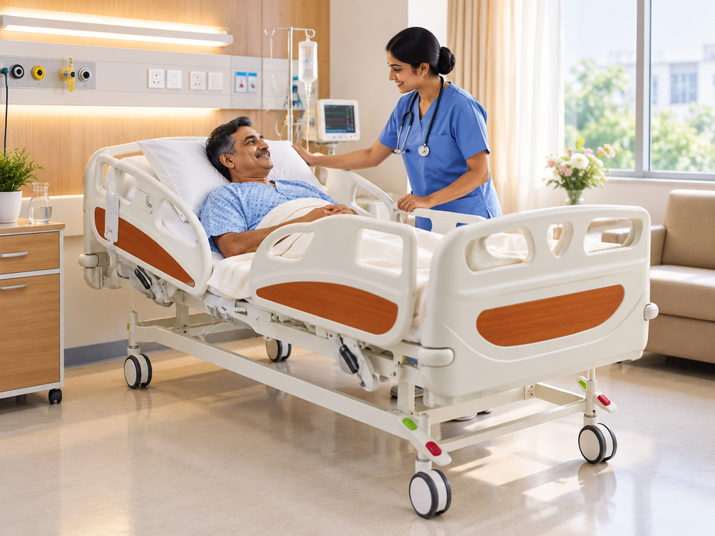 Two-Function Electric Hospital Bed