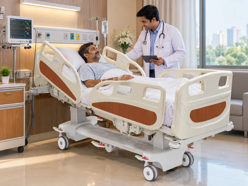 Three-Function Electric Bed