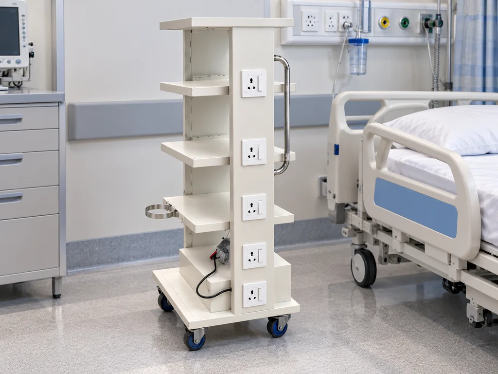 ENDOSCOPY / EQUIPMENT TROLLEY WITH DRAWER
