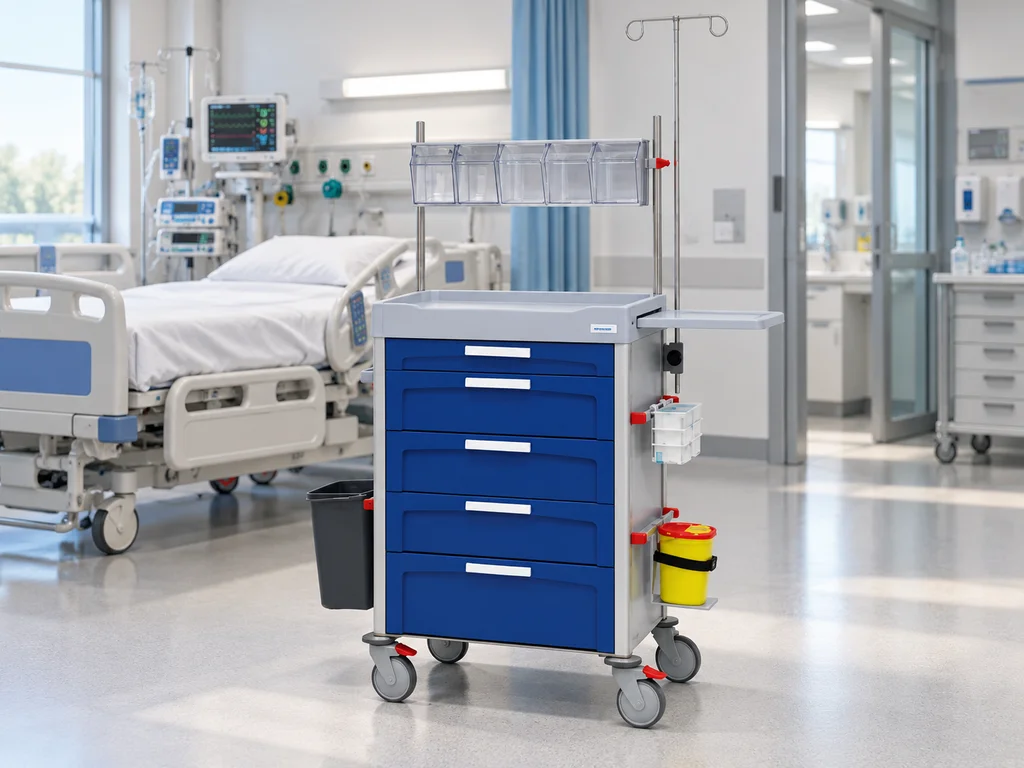 ANESTHESIA TROLLEY (ABS)