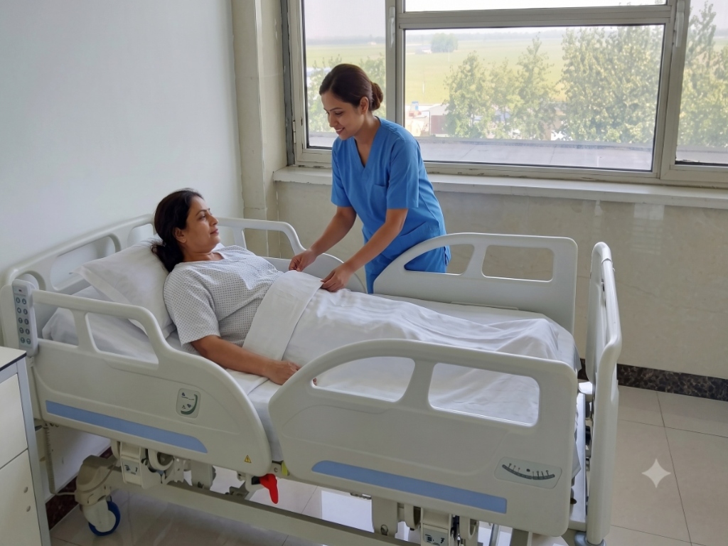 Five-Function ICU Bed