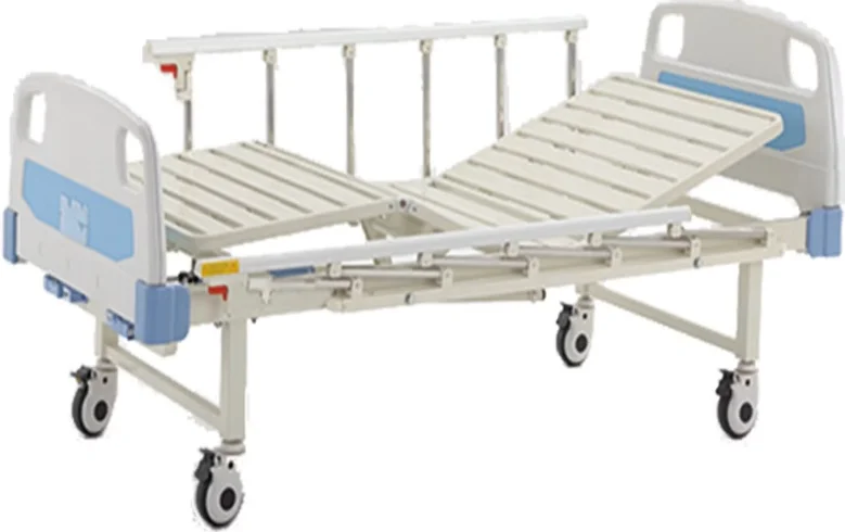 Movable Full-Fowler Bed with ABS (Single Locking) Image 1