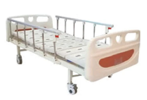 Two-Function Manual Hospital Bed with Bumpers Image 1