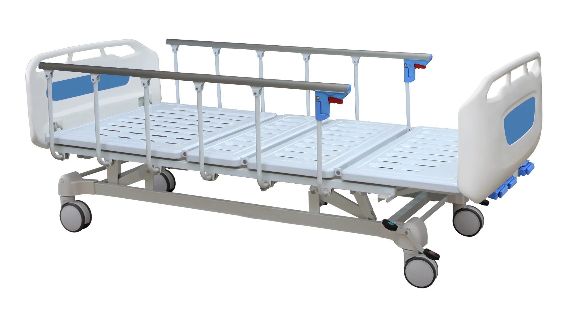 Three-Function Manual Bed with Central Braking Image 1