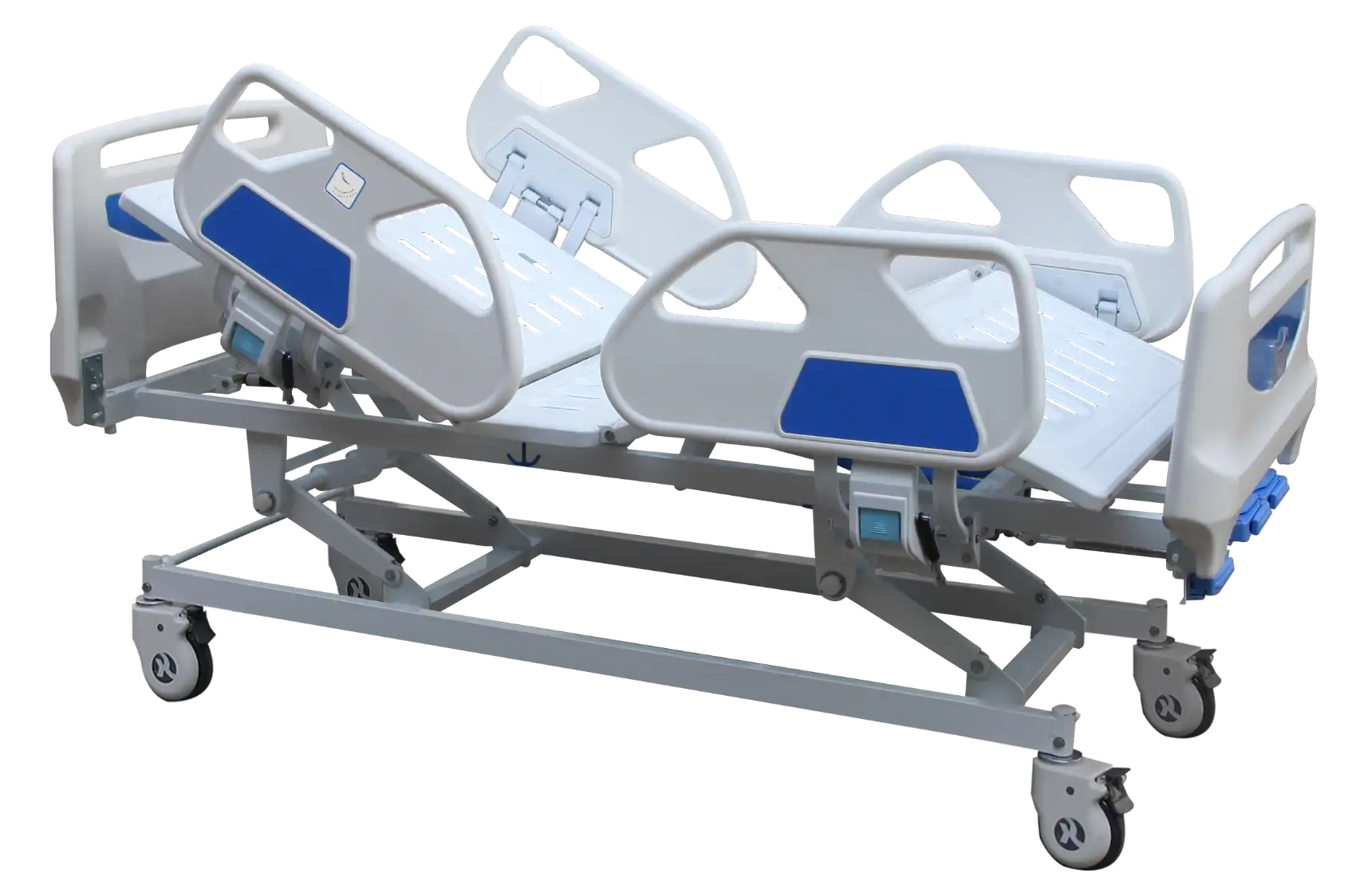 Three-Function Manual Bed with E-Type ABS Rails Image 1