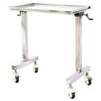 SS 304 MAYO TROLLEY – DOUBLE POST / HEIGHT ADJUSTABLE Image 1