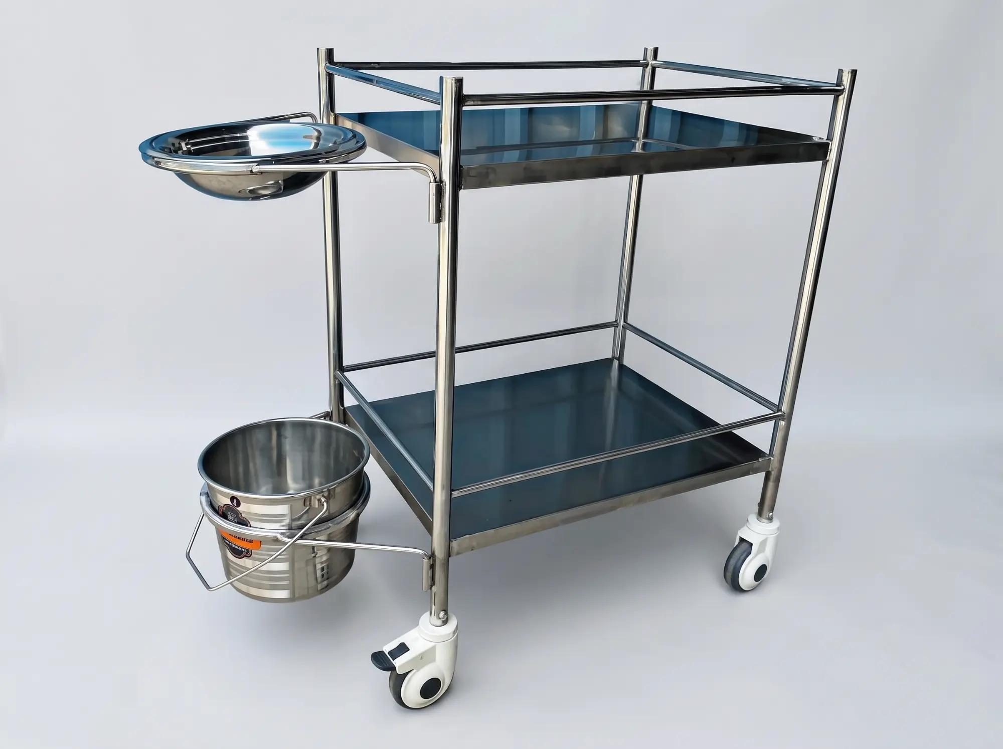 Dressing Trolley with Bowl & Bucket Image 1