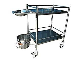 Dressing Trolley with Bowl & Bucket Image 2