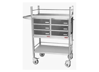 Emergency / Crash Cart Trolley - Six Drawer Image 2