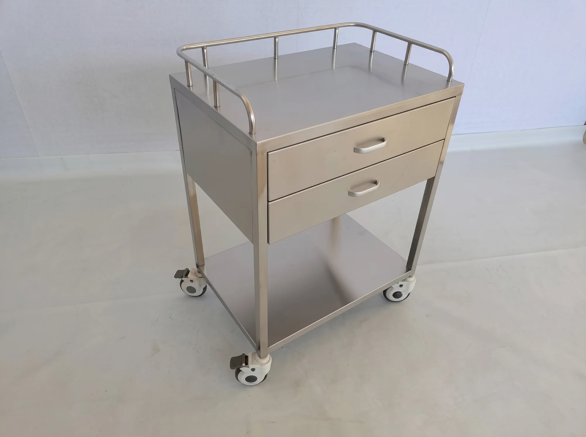 Medicine Trolley - Two Drawer (Vertical Stack) Image 1