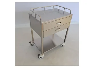 Medicine Trolley - Two Drawer (Vertical Stack) Image 2