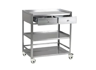 Three-Tier Medicine Trolley - Two Drawer Image 1