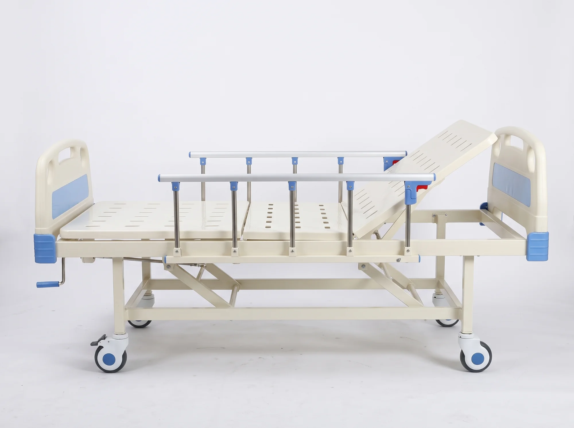 Semi-Fowler Manual Hospital Bed with ABS Image 2