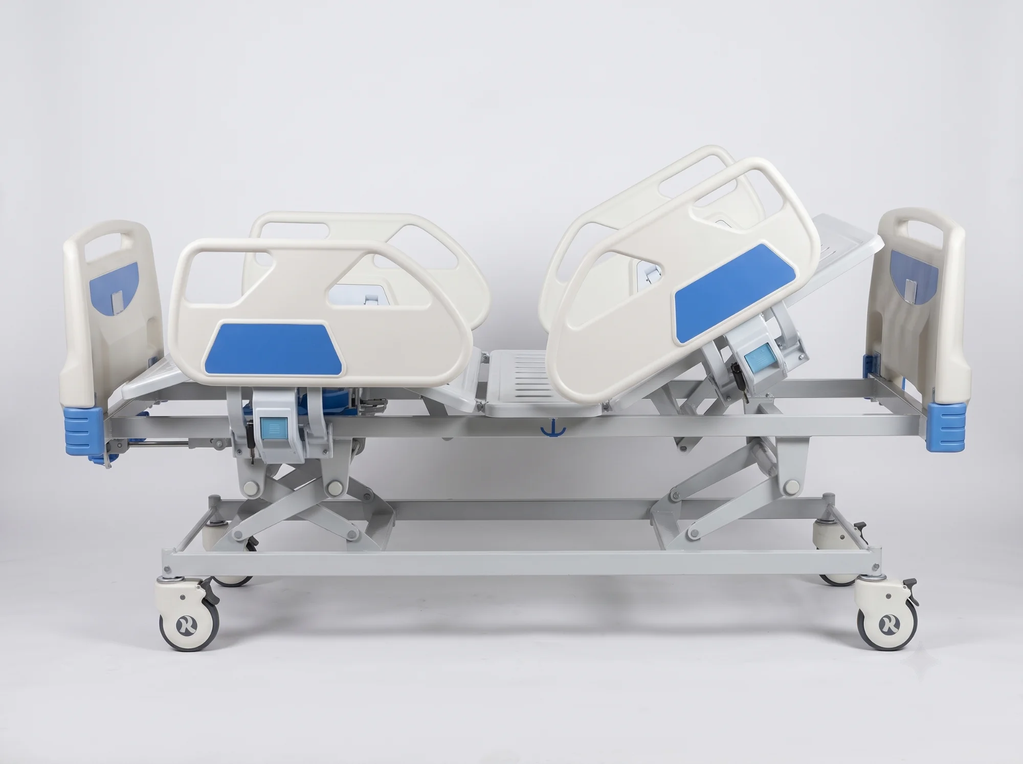 Three-Function Manual Bed with E-Type ABS Rails Image 2